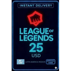 Riot LoL points gift card 800 baht