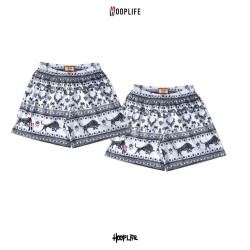 Hooplife white CHANG collection mesh shorts